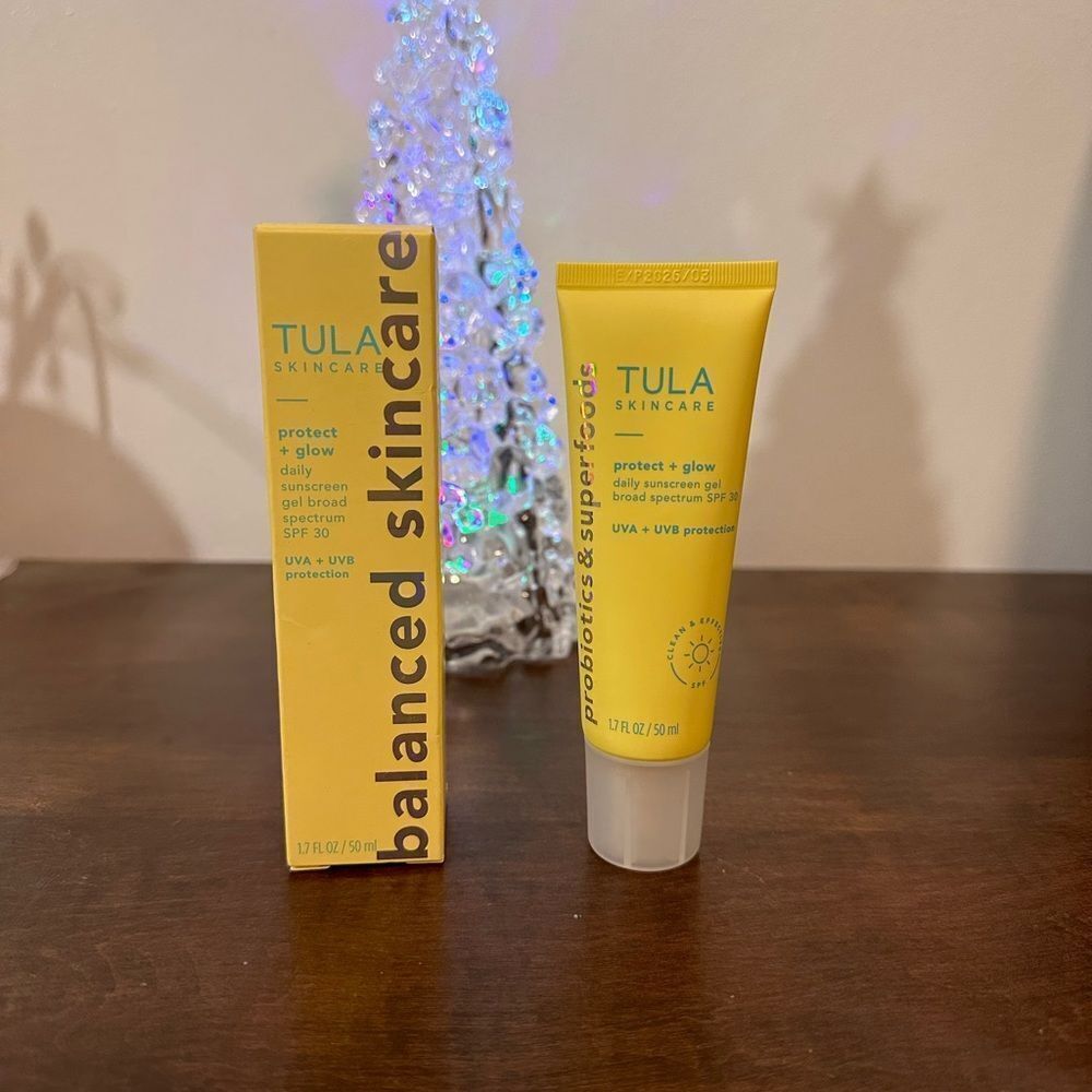 New TULA Skincare Supersize Protect Glow Daily Sunscreen SPF 30 Gel 3.3 fl. oz.